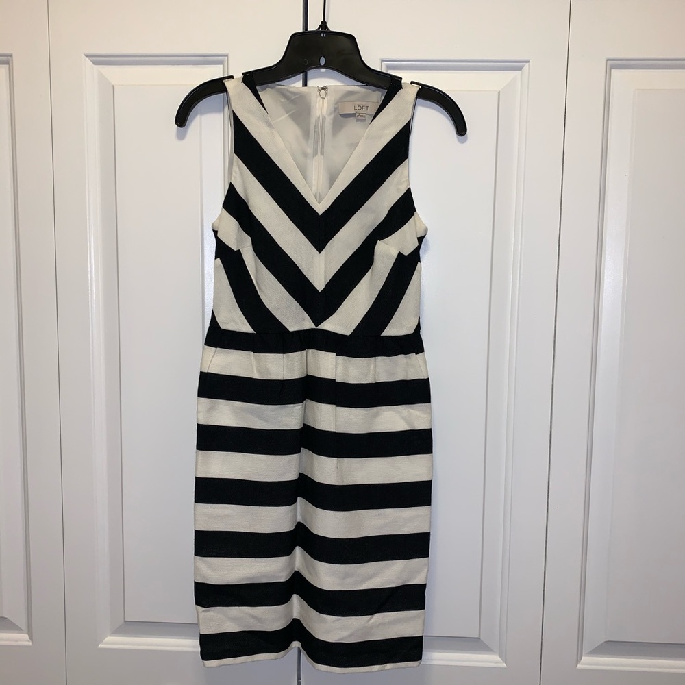 LOFT Striped Dress